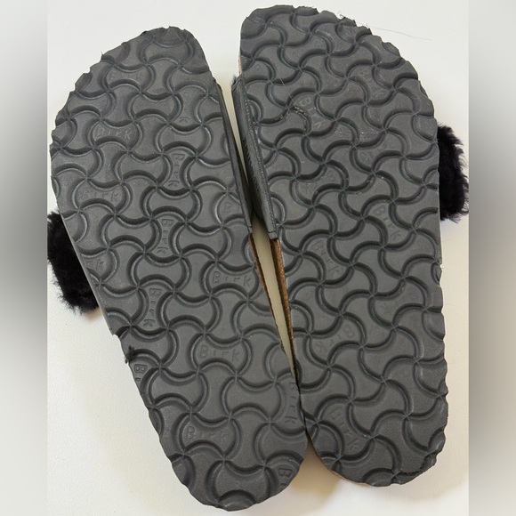 Birkenstock Womens Madrid Big Buckle Shearling Sandals Sz39 (New without box) - Picture 6 of 7